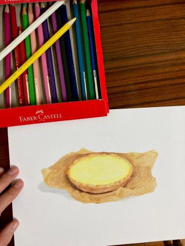 彩果子繪畫 - 輝柏水性色鉛筆｜食物