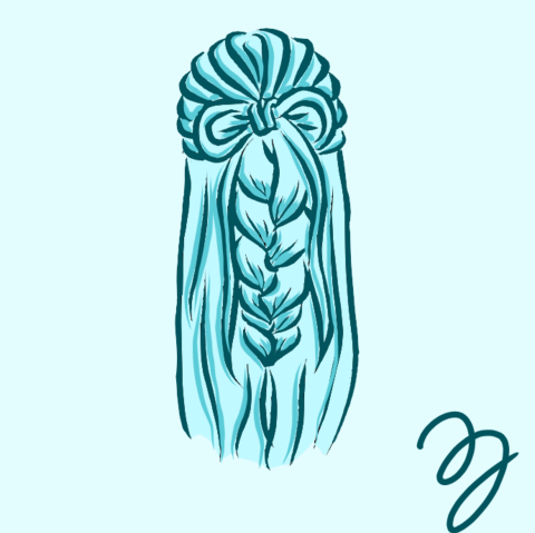 靈魂畫人 - 藍髮