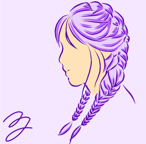 靈魂畫人 - 紫髮