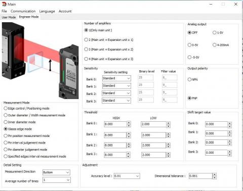 Michael Huang - 雷射掃描玻璃異物程式