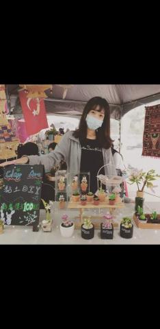 夏蕊童夢工坊 - 天母sogo擺攤照