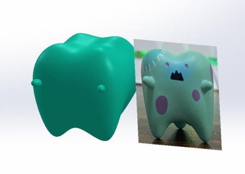 尼士客 - 公仔模型3D建模