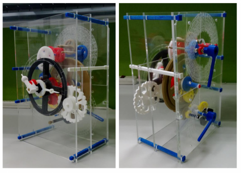 魔方科技 - 雷射切割與3D列印技術結合的時鐘作品