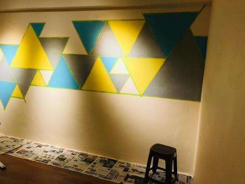 曾佳倫 - 軌道燈安裝 造型油漆