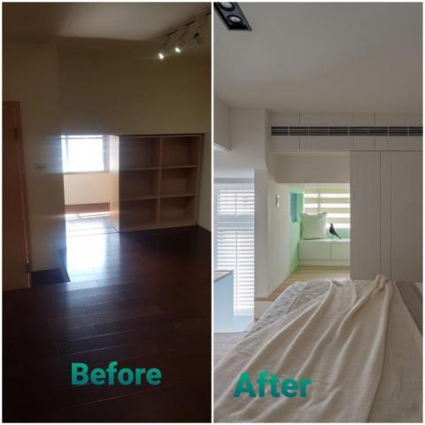 加鈺空間設計 - 隔了一根大橫樑還是抵擋不了全新面貌~