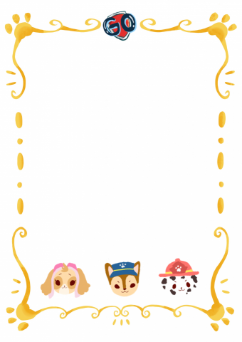 潘佳汝 - 大學辦理營隊時，所製作的證書模板。