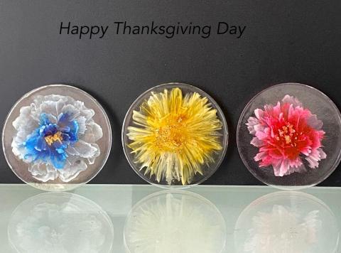  Queena Hsu - 樹脂花藝術杯墊製作與教學