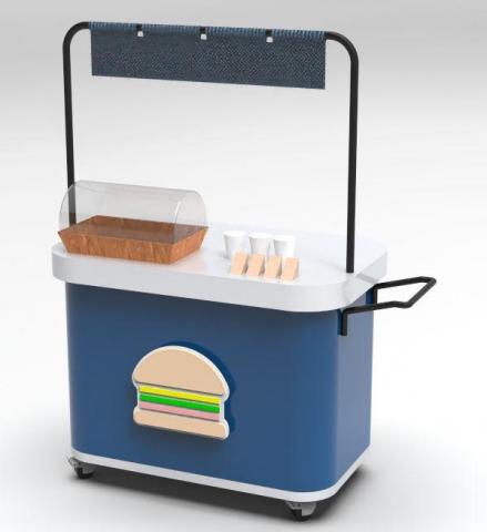 CYU 格柚工業設計 - 造型早餐推車