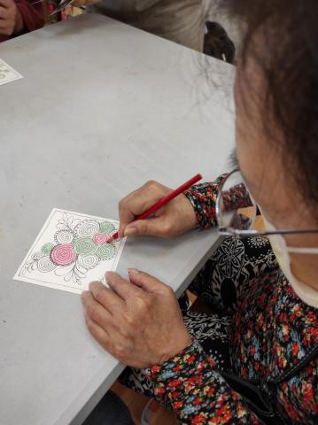 黃少華 - 禪繞畫介入照護引導教學