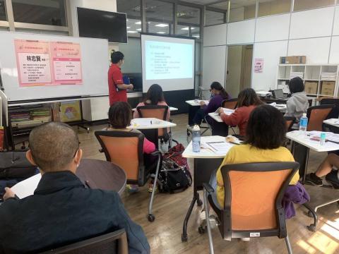 林忠賢 - 臺中市政府就業服務處台中市求職實戰練功坊授課情形