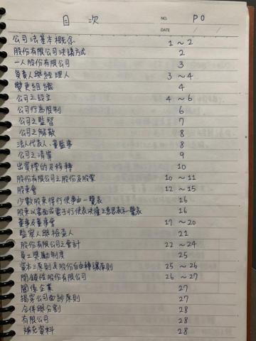 陳學浩會計 - 公司法自編重點整理