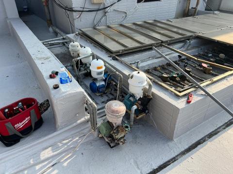 禾業工程 - 高雄市七賢路加壓馬達舊換新