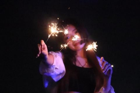七七 - 煙花攝影人像拍攝