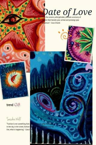 狼羽藝術美學設計 - 粉蠟筆插圖7