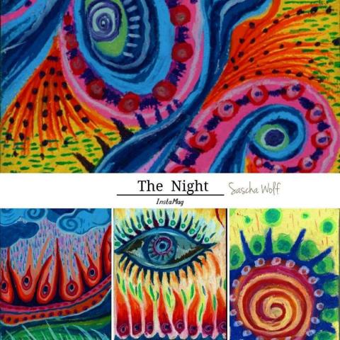 狼羽藝術美學設計 - 粉蠟筆插圖5