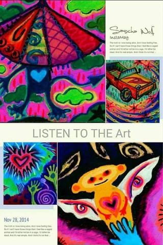 狼羽藝術美學設計 - 粉蠟筆插圖2