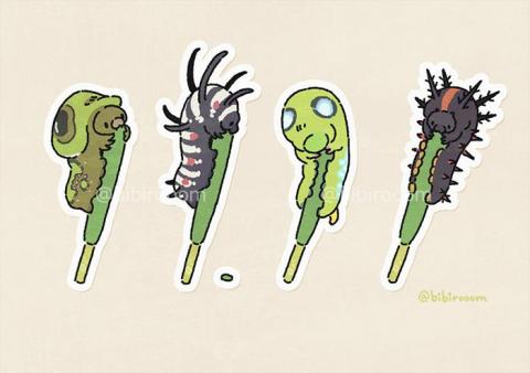 BiBi - Q版昆蟲插圖