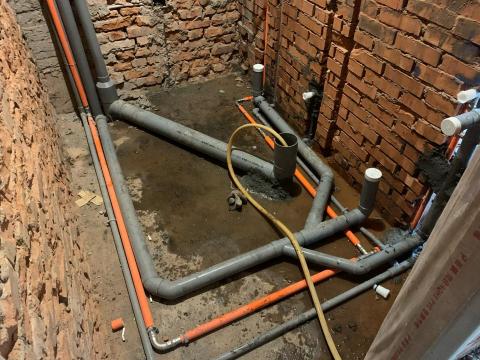 水電日記 - 廁所管路配置