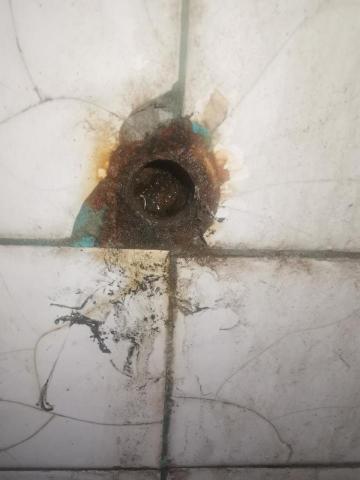 奇肌水電(喜管樂管路科技) - 水管接口鏽蝕