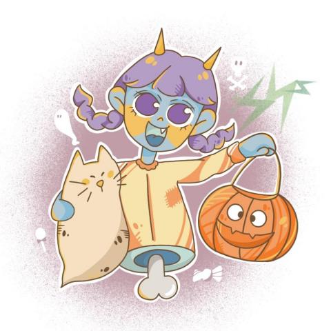 羅采葳 - 節日插畫練習