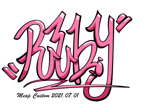 米普塗鴉 MeapCustom - 客戶英文名字設計(2)