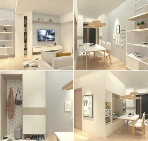 綋洋工程 - 莫蘭迪跳色設計作品