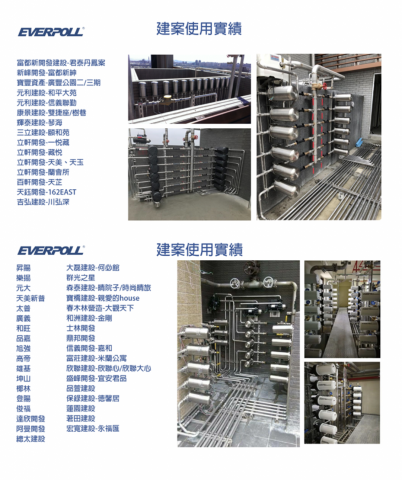 韻文淨水工程 - 建商將全戶於交屋時就每戶安裝