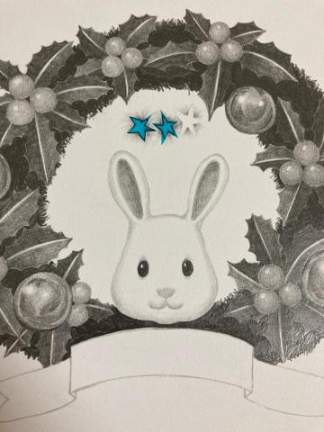 彩果子繪畫 - 素描繪製過程