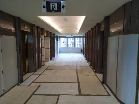 少勤工程 - 辦公大樓公共廊道、電梯保護 少勤工程 - 辦公大樓公共廊道、電梯保護