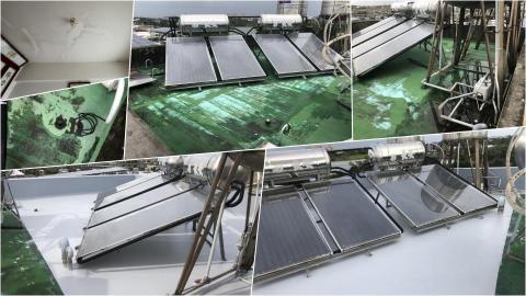 鄭豐秝 - 屋頂與二樓浴室都漏水，到府檢視後確認漏水原因，協修復二樓浴室的排水孔，並在屋頂施作防水，尚未完工時逢大雨，而業主已發覺所有漏水問題都已排除，故完工後當即開心付款。