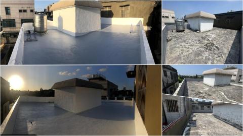 鄭豐秝 - 室外下雨，室內也下雨；檢視積水、漏水問題後，並針對已漏水與可能將漏水的部分加強處理，日後即使逢豪大雨仍可安心看電視。