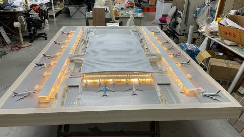 宇硯模型工作室 - 桃園機場第三航廈