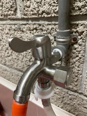 吳水電 - 雙出水洗衣機水龍頭