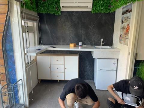 Chasing Sea - 桃園中壢小資美容店 完成品 13萬內 包含改窗 加設採光罩