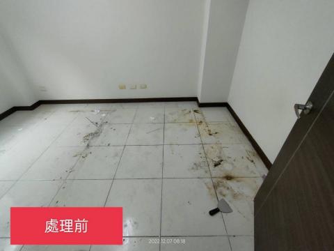 Ming Lai - 12/7日的客戶.地上滿滿的豬油+髒污