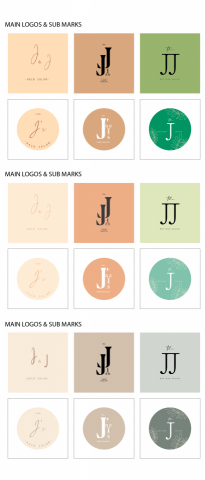 一隅| Illustrator | Design - 髮廊品牌設計