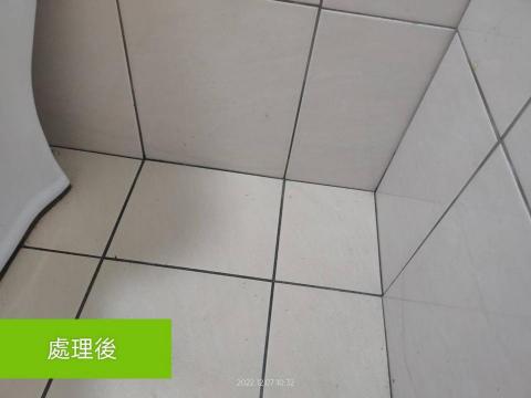 Ming Lai - 廁所角落經過處理後的樣貌