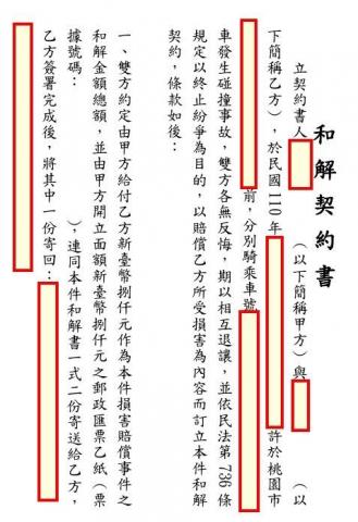 展燕法律事務所 - 和解契約草擬