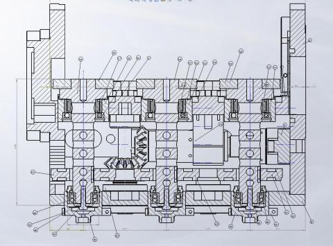 張志鴻 - 彈簧成型機-送線機構工程圖
