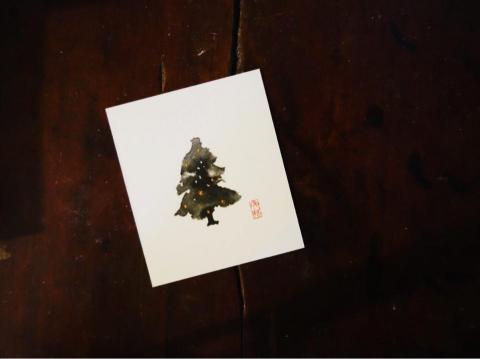 郭寬柔 - 紙卡水墨設計