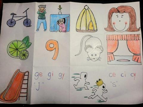 張麗文 - 為小學一年級學生自製單字圖卡