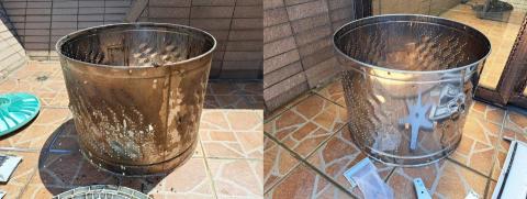 劉先生 - 洗衣機內桶洗前後照