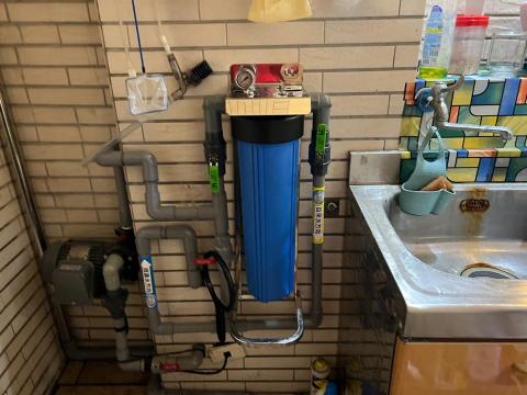 禾業工程 - 12/9高雄市三民區單道水塔前過濾