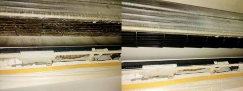 劉先生 - 冷氣風鼓洗前洗後照