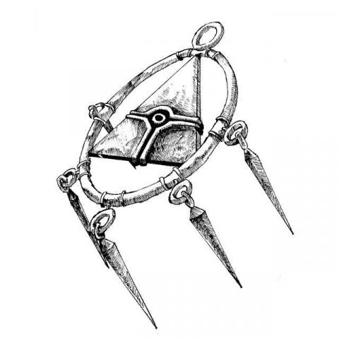 JS線條插畫與簡易修圖 - 千年智慧輪