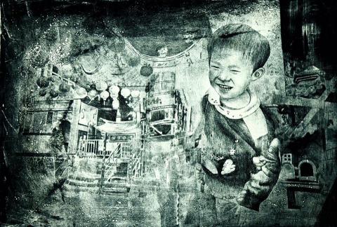 蔡昇峻 - 畢業展版畫第一名