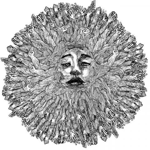 JS線條插畫與簡易修圖 - 自畫像