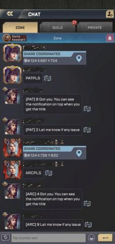 葉佰蒼 - 玩家貼自己基地位置及關鍵字，由機器人自動指派需要的加成