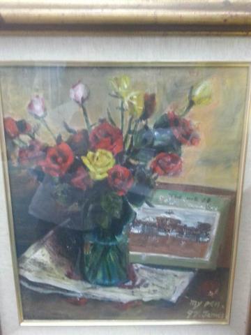 小黃美術老師 - 靜物油畫10號作品