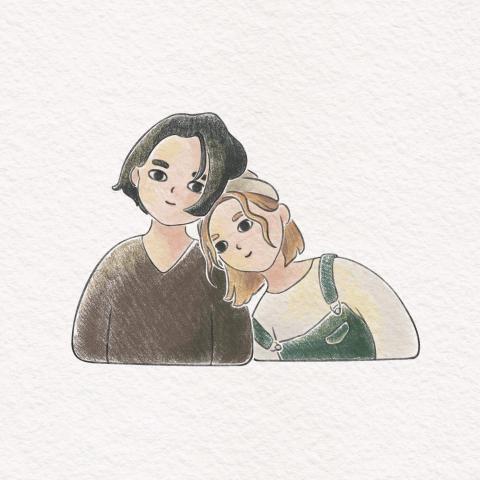 謝謝小日  _  個人設計所 - 【 插畫 / 手繪 】似顏繪 01 謝謝小日  _  個人設計所 - 【 插畫 / 手繪 】似顏繪 01